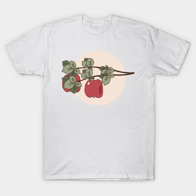 Pink Apples T-Shirt by deepfuze